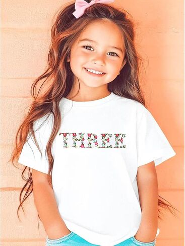 Birthday Girl Shirt Toddler Baby 2nd 3rd Birthday Embroidered T-Shirt B-Day Outfit Short Sleeve Tee Tops Clothes in Saudi Arabia