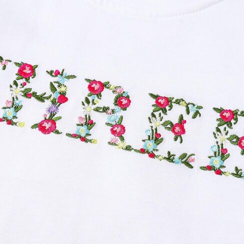 Birthday Girl Shirt Toddler Baby 2nd 3rd Birthday Embroidered T-Shirt B-Day Outfit Short Sleeve Tee Tops Clothes in Saudi Arabia