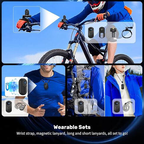 Mini Body Camera 1080P, Small Action Cameras with 0.85''Display Screen, Wearable POV Cam, Helmet Camera for Motorcycle, Hands-Free Body Cam for Cycling Vlogging Travel Pet in Saudi Arabia