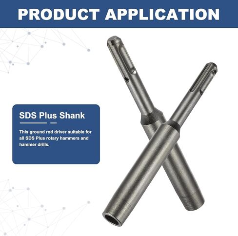 Generic Plus SDS الأرضي قضيب سائق 23/64 "لـ 3/8" قضبان الأرض سائق محول بت لأداة ثقب المطرقة الدوارة 5.7 "طويل in Saudi Arabia