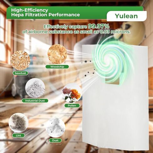3 Pack VB090F HEPA Vacuum Bags Compatible with Bos-ch 9 Gallon Dust Extractors VAC090A, VAC090AH, VAC090S in Saudi Arabia