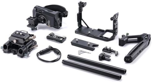 Tilta Full Camera Cage - Compatible with Sony FX2 - Black | Includes HDMI Cable Clamp, USB-C & Multi Cable Clamp, Slotted & Allen Key | NATO, Cold Shoe, 1/4"-20 & 3/8"-16 Threads in Saudi Arabia