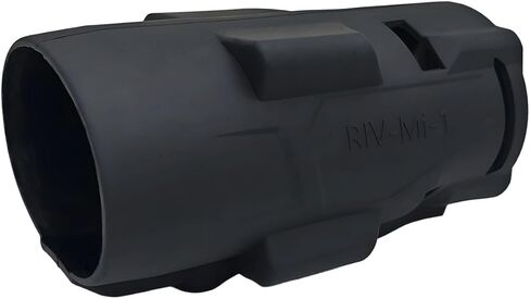 49-16-2967 49162967 حذاء حماية مطاطي مع حلقة احتكاك، متوافق مع Milwaukee M18 Fuel 1/2 في مفتاح ربط عزم الدوران العالي 2967-20 2967-21B 2967-21F 2967-22، غطاء أسود متين (التمهيد فقط) in Saudi Arabia