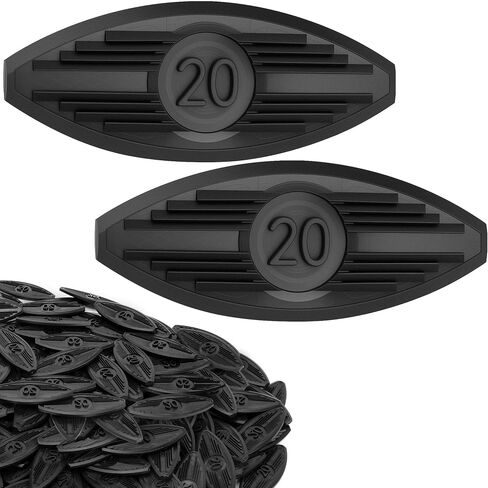 60 Pcs Plastic Joining Biscuits, Black Self Clamping Plate Joiner Biscuit | Biscuit Joiner Attachment, Plastic Biscuit Connectors Joiner Tool for Woodworking Deck Door Furniture Trim in Saudi Arabia