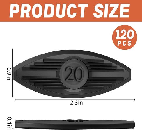 60 Pcs Plastic Joining Biscuits, Black Self Clamping Plate Joiner Biscuit | Biscuit Joiner Attachment, Plastic Biscuit Connectors Joiner Tool for Woodworking Deck Door Furniture Trim in Saudi Arabia