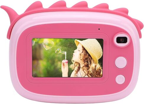 Instant Print Camera 3 Inch Front Rear Dual Lens 1080P 48MP Digital Camera Kids Camera (Roseate) in Saudi Arabia