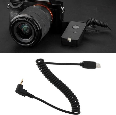 2.5mm to S2 Remote Control Shutter Release Cable Compatible with Sony A7II A7R RX1R A9 in Saudi Arabia