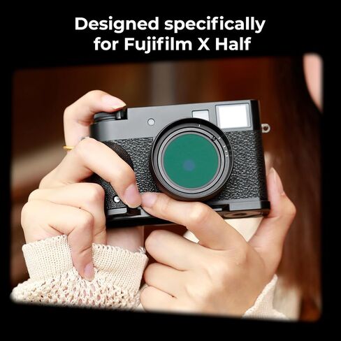 SMALLRIG X Half Lens Hood Sun Shade for Fujifilm, Shading Hood, Compatible with UV/VND Filters, Made of Aluminum Alloy, Anti-Scratch Protective Cover, Anti-Glare - 5215 in Saudi Arabia