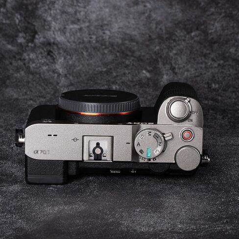 for SONY Alpha 7C II Camera Skin Anti-Scratch A7C2 Protective Sticker Cover 3M Film Body Protector (Titanium + Matte Black) in Saudi Arabia