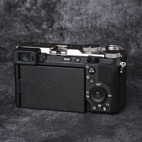 for SONY Alpha 7C II Camera Skin Anti-Scratch A7C2 Protective Sticker Cover 3M Film Body Protector (Titanium + Matte Black) in Saudi Arabia