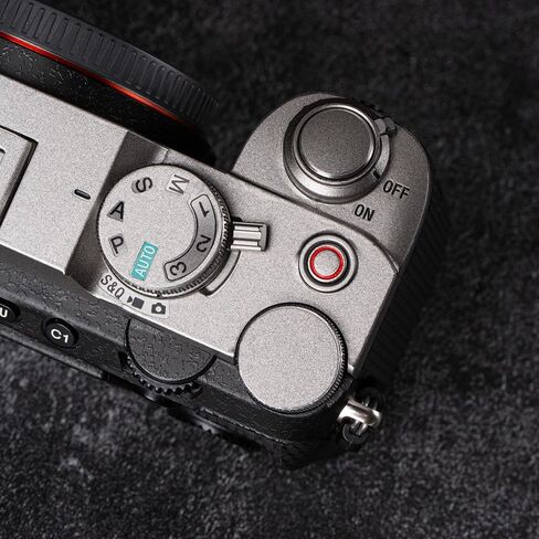 for SONY Alpha 7C II Camera Skin Anti-Scratch A7C2 Protective Sticker Cover 3M Film Body Protector (Titanium + Matte Black) in Saudi Arabia