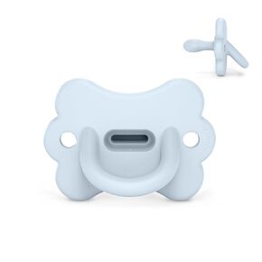 Color Essence SX PRO Silicone Butterfly Baby Pacifier 1Pk, Made with 100% Soft Silicone, Baby Essentials Perfect for Breastfeeding Babies, Designed in Spain, 6-18 Mths, Pink in Kuwait