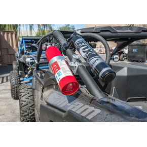 Can-Am Maverick X3 1.875" Clamp On Machined Billet Aluminum Fire Extinguisher Kit by UTV Inc in Saudi Arabia