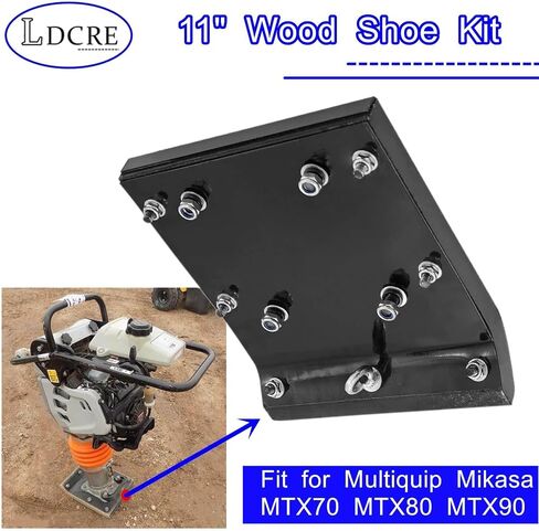 مجموعة أحذية خشبية مقاس 11 بوصة تناسب Multiquip Mikasa MTX70 MTX80 MTX90، Jumping Jack Rammer Base Shoe استبدال 366910020 362910130 8511S in Saudi Arabia