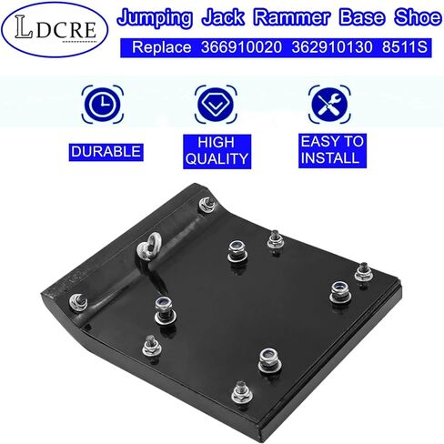 مجموعة أحذية خشبية مقاس 11 بوصة تناسب Multiquip Mikasa MTX70 MTX80 MTX90، Jumping Jack Rammer Base Shoe استبدال 366910020 362910130 8511S in Saudi Arabia