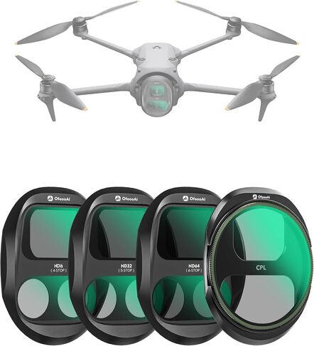 فلتر Black Mist 1/4 لـ DJI Mavic 4 Pro، فلتر نشر سينمائي ينعم الضوء وعيوب البشرة، ويخلق هالة حالمة للقطات جوية تشبه الفيلم in Kuwait