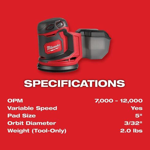 v For Milwaukee M18 Random Orbit Sander (Bare Tool) + TPT Premium cart storekid. in Saudi Arabia