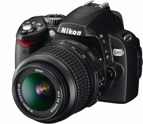 كاميرا Nikon D60 DSLR (الهيكل فقط) (الطراز القديم) (متجددة) in Kuwait