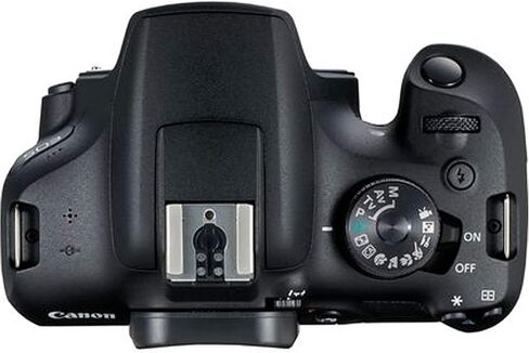 حزمة Canon EOS 2000D / Rebel T7 DSLR مع عدسة Canon EF-S 18-55mm f/3.5-5.6 هي عدسة II + ذاكرة فائقة سعة 128 جيجابايت، ضوء فيديو LED، عدسة زاوية واسعة، عدسة مقربة، طقم مرشح 3 قطع - حزمة احترافية 39 قطعة (متجددة) in Saudi Arabia