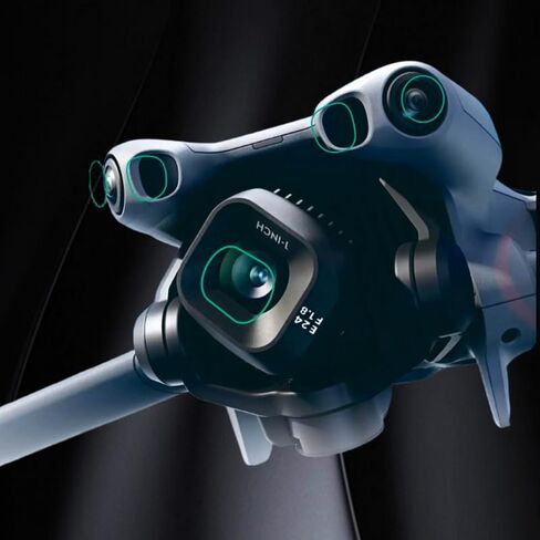 طبقة حماية عالية الوضوح لعدسة DJI MINI 5 PRO، مستشعر ورادار مغطى بالكامل بطبقة نانو مع منفاخ هواء ساخن، مقاوم للخدش ومضاد للصدمات وطارد للزيت المقاوم للماء (منفاخ الاتحاد الأوروبي) in Kuwait