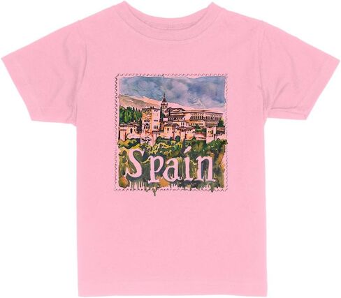 Travel Stamp Spain Toddler Kids T-Shirt in Saudi Arabia