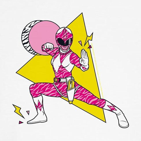 CafePress Power Rangers Pink Ranger Defensiv Toddler T Shirt Cute Toddler Graphic Tee, 100% Cotton in Kuwait