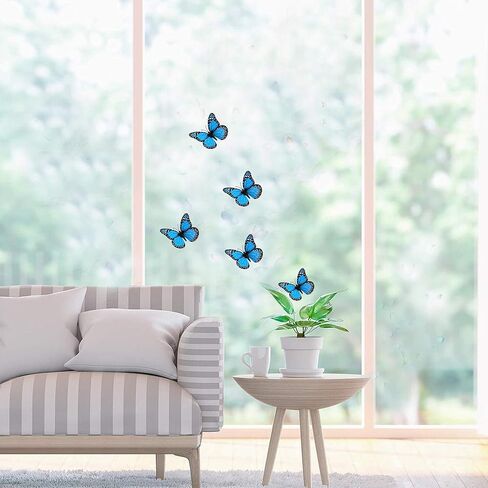 برتقالي العاهل فراشة زينة عيد الفصح جدار الشارات 3D الفراشات الجدار ملصق استحمام الطفل الفن صائق لديكورات المنزل in Kuwait