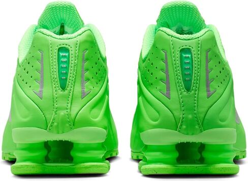 Nike Shox R4 Women's Running Shoes (Green Strike | Metallic Silver, US Footwear Size System, Adult, Women, Numeric, Medium, 7.5) in Saudi Arabia