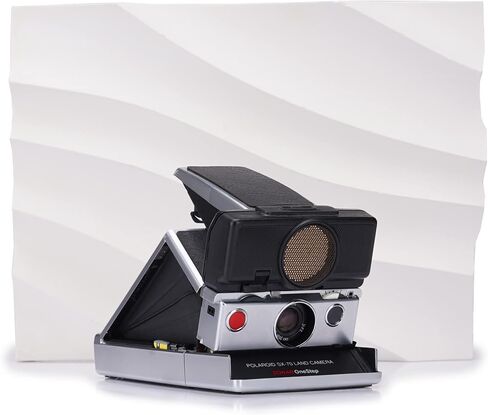 Polaroid SX-70 Sonar OneStep – كاميرا SLR فورية مجددة | ضبط تلقائي للصورة نموذج خمر | يستخدم فيلم SX-70 | تصميم مميز قابل للطي (متجدد) in Saudi Arabia