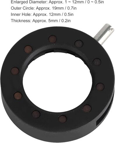 Iris Diaphragm, Mechanical Adjustable Manual Aperture Lens for Digital Camera M4 SK12 1~12mm in Saudi Arabia