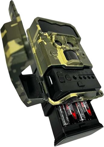 Black Gate R4G-Lite+ Cellular Trail Camera – Dual Lens & Sensor, 940NM No-Glow LEDs, OneConnect USA/Canada, Camo, 0.3s Trigger, 8 or 16 AA Battery in Saudi Arabia