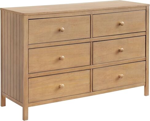 Soho Baby Everlee 6 Drawer Dresser, Honey Wood in Saudi Arabia