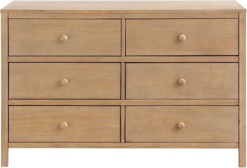 Soho Baby Everlee 6 Drawer Dresser, Honey Wood in Saudi Arabia