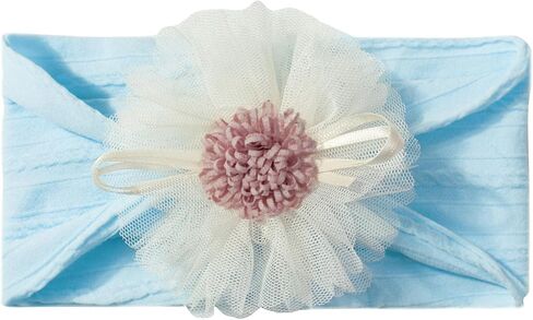 Baby Girls Sunflower Headbands, 3 Pack Baby Hairband Hair Bows Lace and Stretchy Elastic Accessory for Newborn Infants Toddlers (Burgundy+Yellow+White, One Size(Stretchy)) in Saudi Arabia