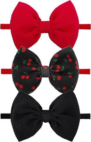 3 قطعة 4.5 ''العنب الطفل القوس الأرجواني الفتيات Headbands البنفسجي الانحناء الوليد إكسسوارات الشعر ملابس الصيف للأطفال الرضع طفل فتاة الملابس in Kuwait