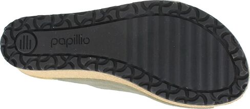 Birkenstock Papillio Women's Namica Wedge Sandals in Suede Leather Metallic Stone Gold in Saudi Arabia