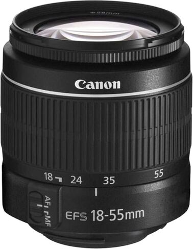 Canon EOS 250D / Rebel SL3 Digital SLR Camera with EF-S 18-55mm Zoom Lens + SanDisk 64GB Card + Tripod + Case + MegaAccessory Bundle (21pc Bundle) (18-55MM Lens, SanDisk 64GB) (Renewed) in Saudi Arabia