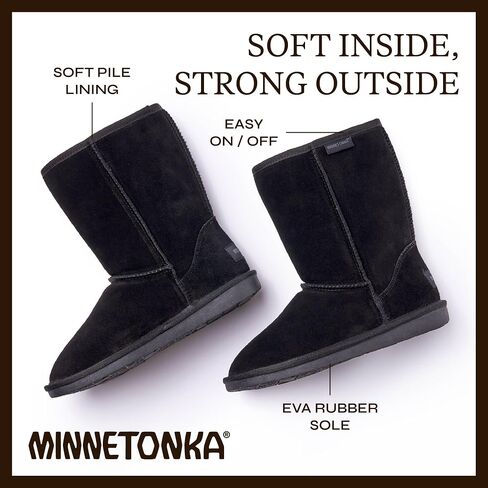 Minnetonka Women's Callahan Suede Mid-Calf Boots in Saudi Arabia