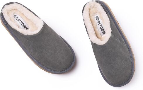 Minnetonka Women's Coze Around Clog Suede Faux Fur Lined Slippers in Saudi Arabia