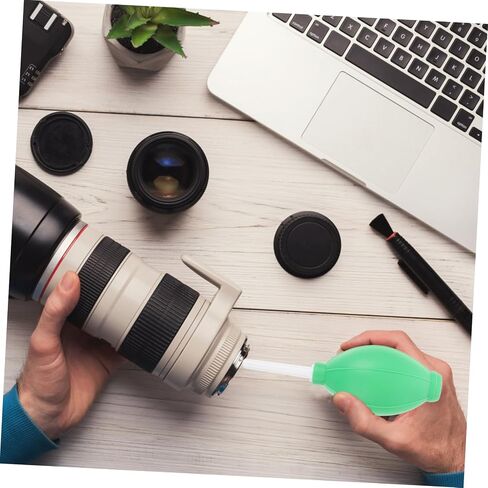 Lurrose 8Pcs Portable Dust Blower Kit for Camera Lens Cleaning Air Blower Tools for Keyboards Monitors Plants and Precision Instruments Rubber and Plastic Material Easy Dust Random Color in Saudi Arabia