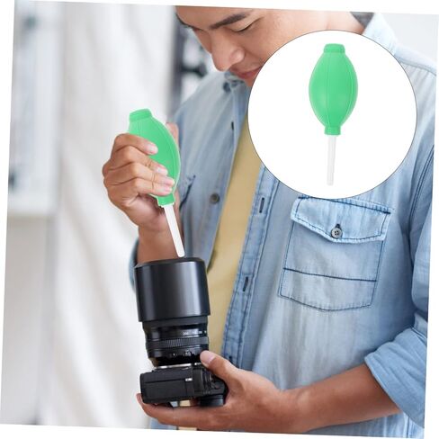 Lurrose 8Pcs Portable Dust Blower Kit for Camera Lens Cleaning Air Blower Tools for Keyboards Monitors Plants and Precision Instruments Rubber and Plastic Material Easy Dust Random Color in Saudi Arabia