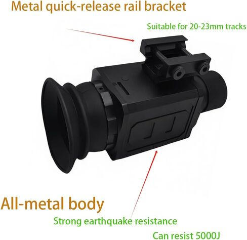 4K Night Vision Monocular - 7X Optical Zoom, 4X Digital Zoom,300m IR, Full Color/B&W, 1.54" OLED, Video Record, 1700mAh, for Hunting Surveillance in Saudi Arabia