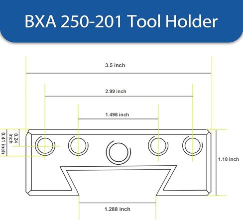 حامل أدوات WFLNHB BXA 250-201 حامل أدوات مخرطة سريع التغيير ومواجهة in Kuwait