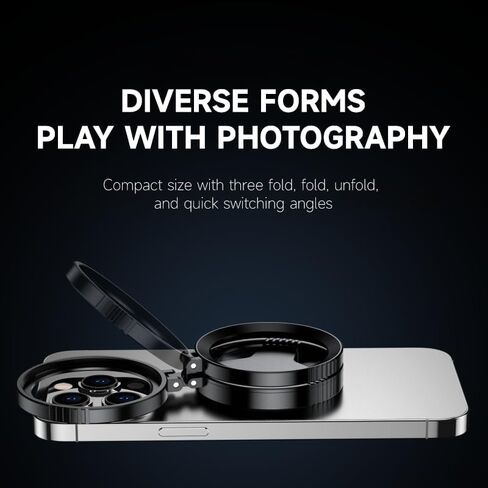 52mm Phone Lens CPL Polarizer Filter for iPhone,Samsung and Other Smart Phones,Retractable Magnetic Mount Adapter, HD Multi-Coated SLR Lens Grade Optical Glass, Phone Lens Accessories in Saudi Arabia