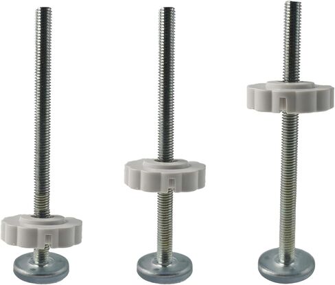 4Pcs M10 (10mm) Baby Gate Threaded Spindle Rod Replacement Parts Kit for Pressure Mounted Pet Safety Gates Stair Gates Hardware Accessories White（80mm in Length） in Saudi Arabia