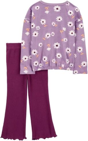 Carter's Little Girl's 2 Piece Playwear Outfit Set, 1 Top and 1 Bottom in Saudi Arabia