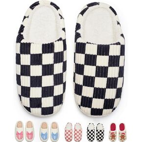 Cute House Slippers for Women Indoor Outdoor Soft Fuzzy Bedroom Shoes with Memory Foam Non-slip Trendy Stuff in Saudi Arabia