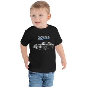 1978 Camaro Z28 t-Shirt for Chevy Classic Car Fans Bowtie Enthusiasts Gearheads Toddler Tee in Saudi Arabia