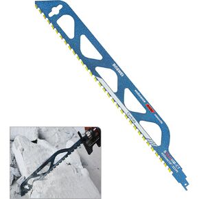 18 Inch Masonry Reciprocating Saw Blade, 32 TPI Teeth Tipped Cutting Reciprocating Saw Blade, Concrete Blades for Cutting Red Brick, Light Brick, Aerated Concrete, Porous Concrete, Cinder Block in Saudi Arabia