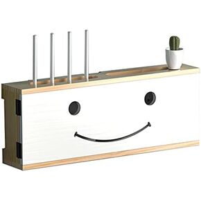 Wall Mounted Router Storage Box Wall Mounted Router Storage Box Router Fences TV Lower Row Socket Occlusion Box for Home and Office in Kuwait